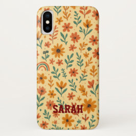 Funda Para iPhone X Boho Mini Floral