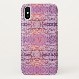 Funda Para iPhone X Boho Monograma