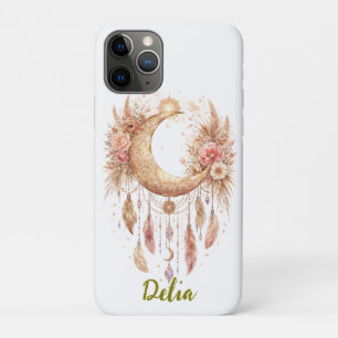 Funda Para iPhone 11 Pro Boho Moon Vibra Mística