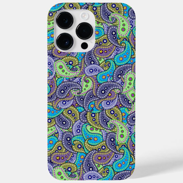 Funda De Case-Mate Para iPhone Boho Paisley (Reverso)