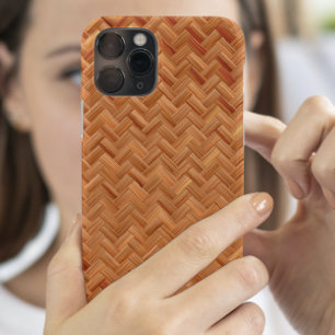 Funda Para iPhone 12 Pro Boho Wicker Cestería de Mimbre 