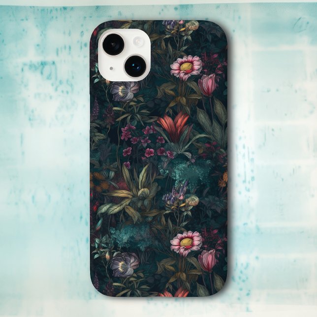 Funda De Case-Mate Para iPhone Boho Wildflower Garden rosa y verde (Subido por el creador)