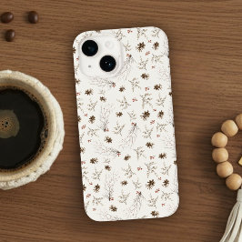 Funda Para iPhone 14 De Case-Mate Boho Woodland Winterberry Pattern