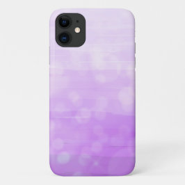 Funda Para iPhone 11 Bokeh de ombre morado desvanecido femenino bonito
