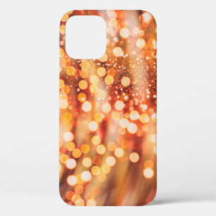 Funda Para iPhone 12 Bokeh natural y luces doradas brillantes