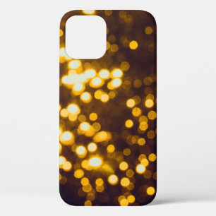 Funda Para iPhone 12 Bokek de oro abstracto con fondo negro