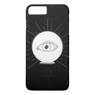 Funda Para iPhone 8 Plus/7 Plus Bola de Cristal Esotérica Ojo de Vidente Adivina