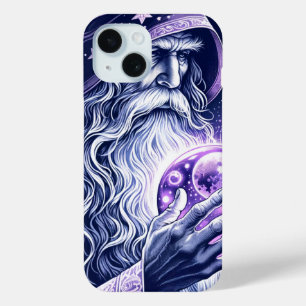 Funda Para iPhone 15 Bola de Cristal Mágica de Mirada Espacial Celeste 