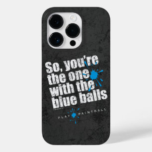 Funda Para iPhone 14 Pro De Case-Mate Bolas azules de Paintball