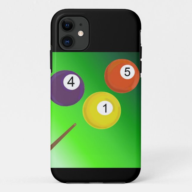 Funda De Case-Mate Para iPhone Bolas de billar (Reverso)