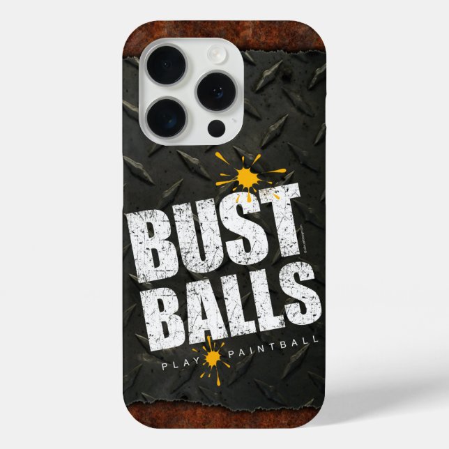 Funda De Case-Mate Para iPhone Bolas de bola de pintura (Reverso )