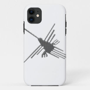 Funda Para iPhone 11 Boletín de líneas de Nasca Hummingbird