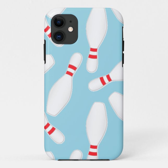 Funda De Case-Mate Para iPhone boliche azul (Reverso)