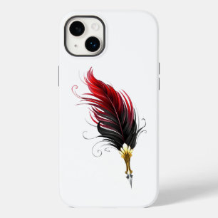 Funda Para iPhone 14 Plus De Case-Mate Bolígrafo pluma roja con plumilla dorada