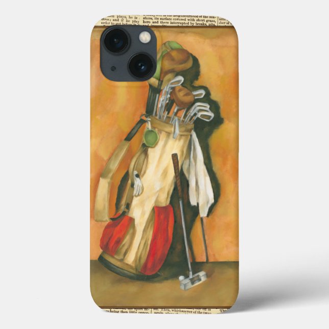 Funda De Case-Mate Para iPhone Bolsa de golf con guante de Jennifer Goldberger (Reverso)