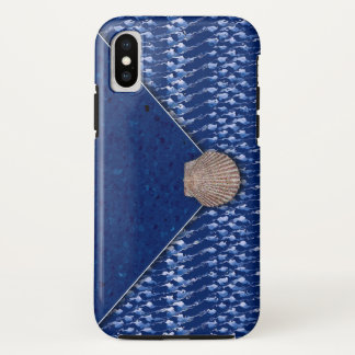 Funda Para iPhone X Bolsa del embrague de la cubierta del mar