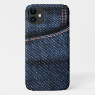 Funda Para iPhone 11 Bolsillo de nuevos jeans azules