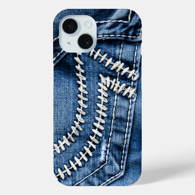 Funda De Case-Mate Para iPhone Bolsillo de vaqueros (Reverso )