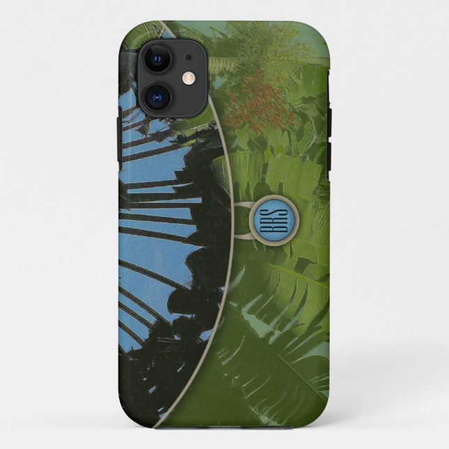 Funda De Case-Mate Para iPhone Bolso de Tarde Tropical (Reverso)