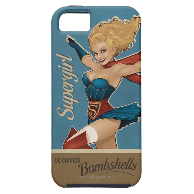 Funda De Case-Mate Para iPhone Bomba de superchica (Atrás)