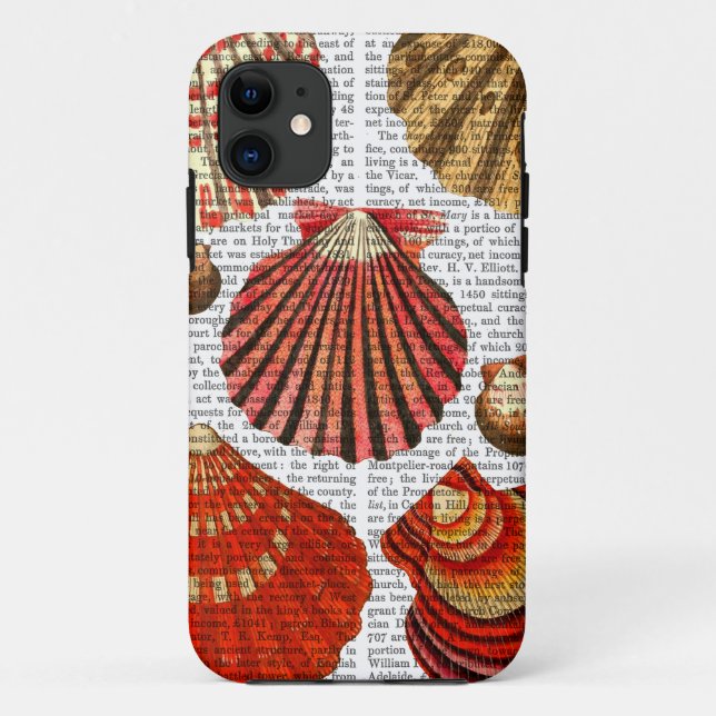 Funda De Case-Mate Para iPhone Bombas de almeja roja (Reverso)