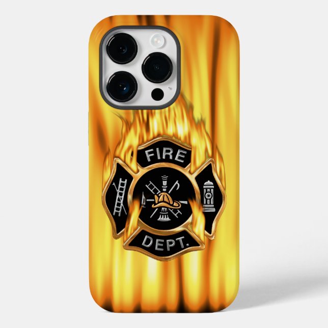 Funda De Case-Mate Para iPhone Bombas del Departamento de Bomberos (Reverso )