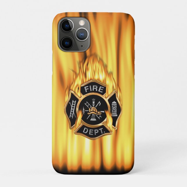 Funda De Case-Mate Para iPhone Bombas del Departamento de Bomberos (Reverso)