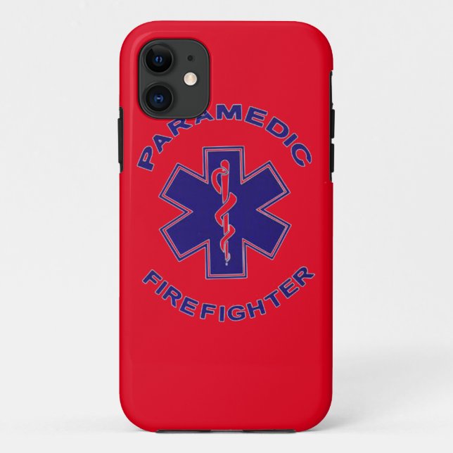 Funda De Case-Mate Para iPhone Bombero paramédico (Reverso)