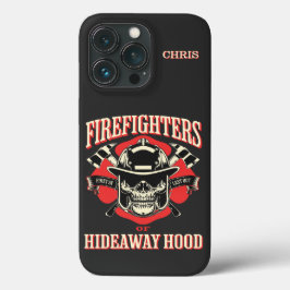 Funda Para iPhone 13 Pro Bomberos de estilo vintage de Hideaway Hood