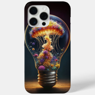 Funda Para iPhone 15 Pro Max Bombilla de vidrio de fantasía creatividad luminos