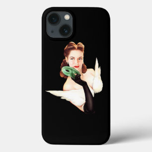 Funda Para iPhone 13 BOMBSHELL BAD CHICAS Pin-Ups retro