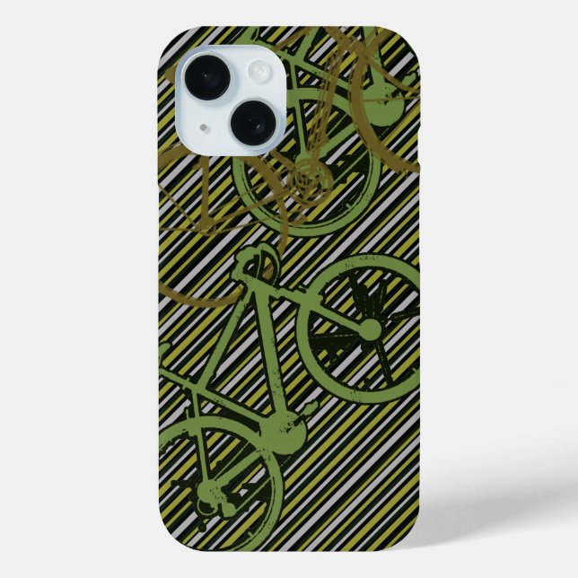 Funda De Case-Mate Para iPhone bonita bicicleta. ciclismo. (Reverso )