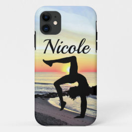 FUNDA PARA iPhone 11 BONITA GIMNASIA PERSONALIZADA