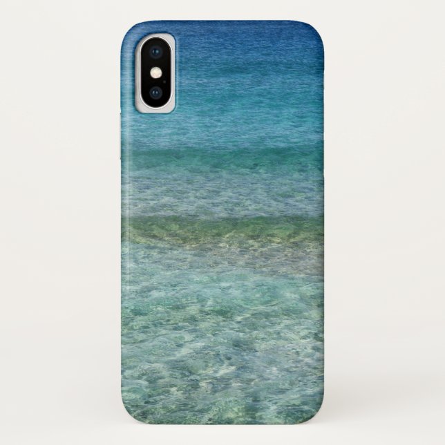 Funda De Case-Mate Para iPhone Bonita playa de arena (Reverso)