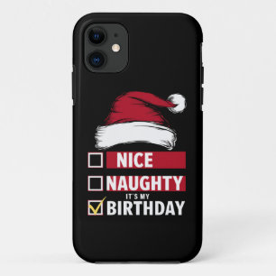 Funda Para iPhone 11 Bonita traviesa es mi lista de Navidades de cumple