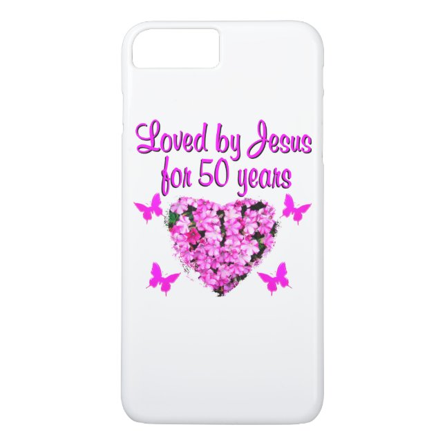 FUNDA DE Case-Mate PARA iPhone BONITO 50.º CUMPLEAÑOS (Reverso)