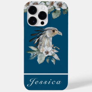 Funda Para iPhone 14 Pro Max De Case-Mate Bonito Azul Tropical Bird Floral Bouquet