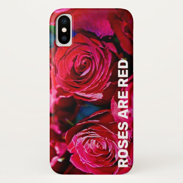 Funda De Case-Mate Para iPhone Bonito Bunch De Rosas Rojas (Reverso)