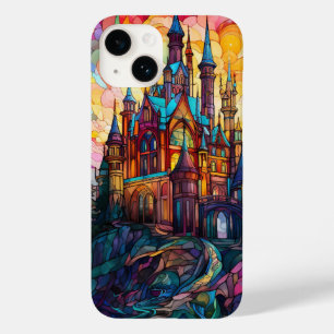 Funda Para iPhone 14 De Case-Mate bonito castillo mágico manchado