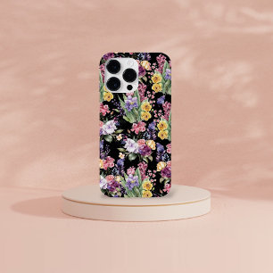 Funda Para iPhone 14 Pro Max De Case-Mate Bonito de campo florece sobre fondo morado