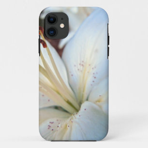 Funda Para iPhone 11 bonito de lirio blanco
