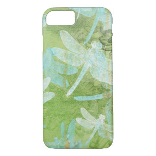 Funda Para iPhone 8/7 Bonito Dragonfly Green Blue