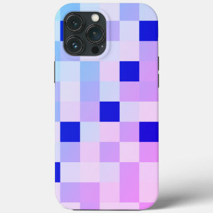 Funda Para iPhone 13 Pro Max Bonito en la placa 6 - Colores de azul y lavanda