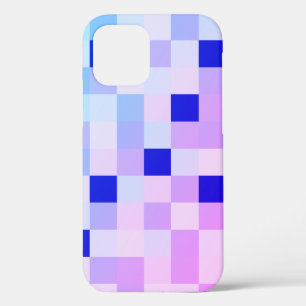Funda Para iPhone 12 Pro Bonito en la placa 6 - Colores de azul y lavanda