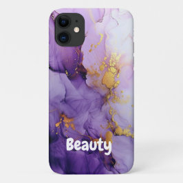Funda Para iPhone 11 Bonito Faux Irilish moderno con Funda-Mate de nomb