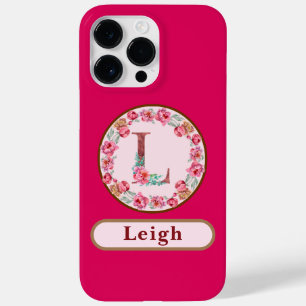 Funda Para iPhone 14 Pro Max De Case-Mate Bonito Monograma L Floral