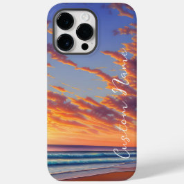 Funda Para iPhone 14 Pro Max De Case-Mate Bonito océano azul turquesa Sunset