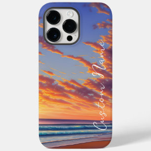 Funda Para iPhone 14 Pro Max De Case-Mate Bonito océano azul turquesa Sunset