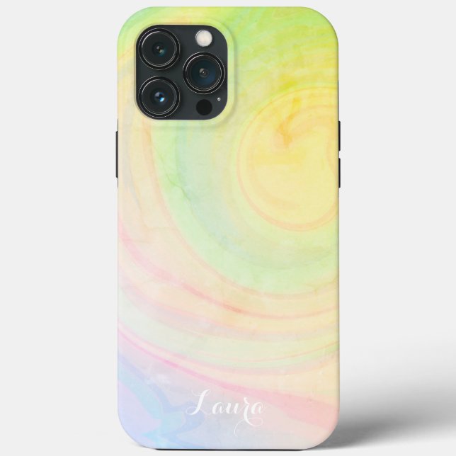 Funda De Case-Mate Para iPhone Bonito Pastel Resumen Elegante Inespiritualidad De (Reverso )