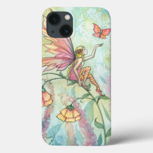 Funda Para iPhone 13 Bonito Pastel Watercolor Flor Fairy Art